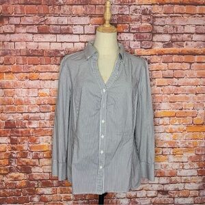 Signature by Larry Levine Pin Stripe Button Down Blo…